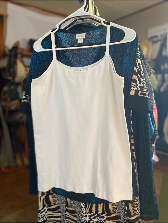 Shapermint Tops - Shapermint White Slim-Strap Camisole Tank